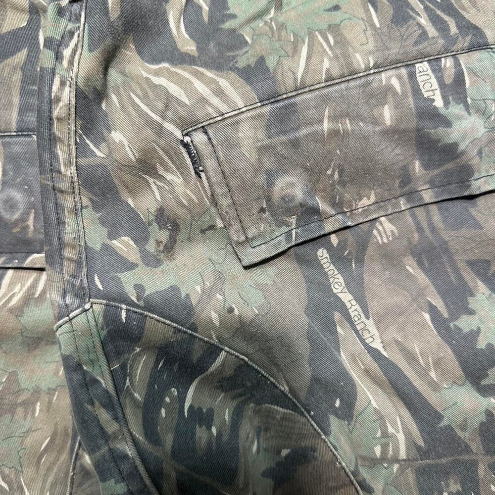 Vintage Army Camo Cargo Pants 31x31 Double Knees Camouflage Baggy Skater Jeans - Picture 7 of 7